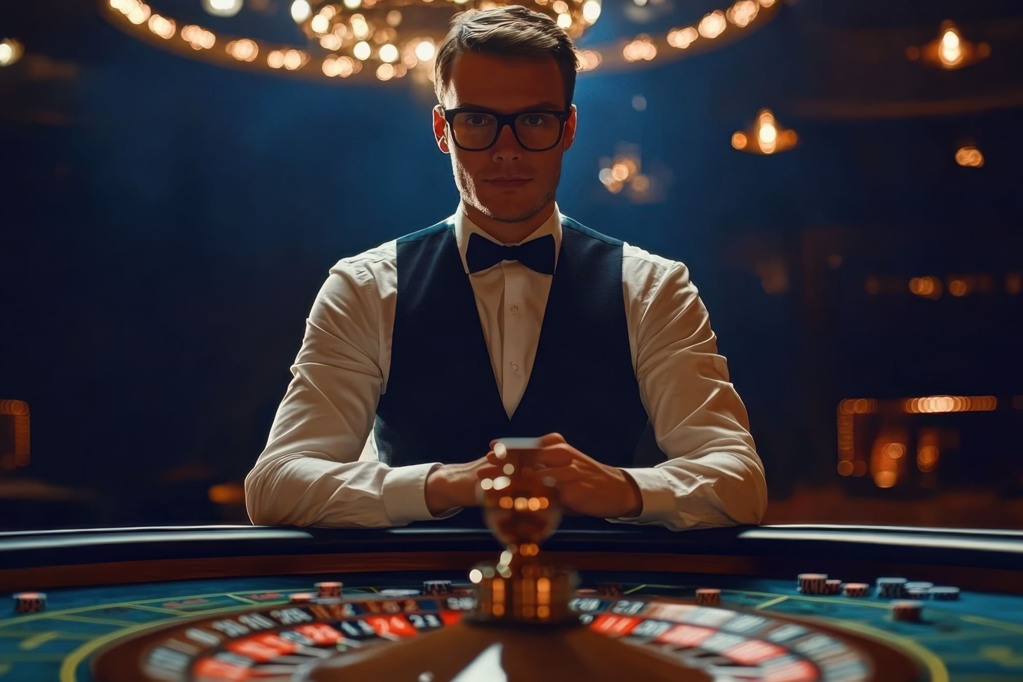 Ilustrasi meja poker digital Indonesia